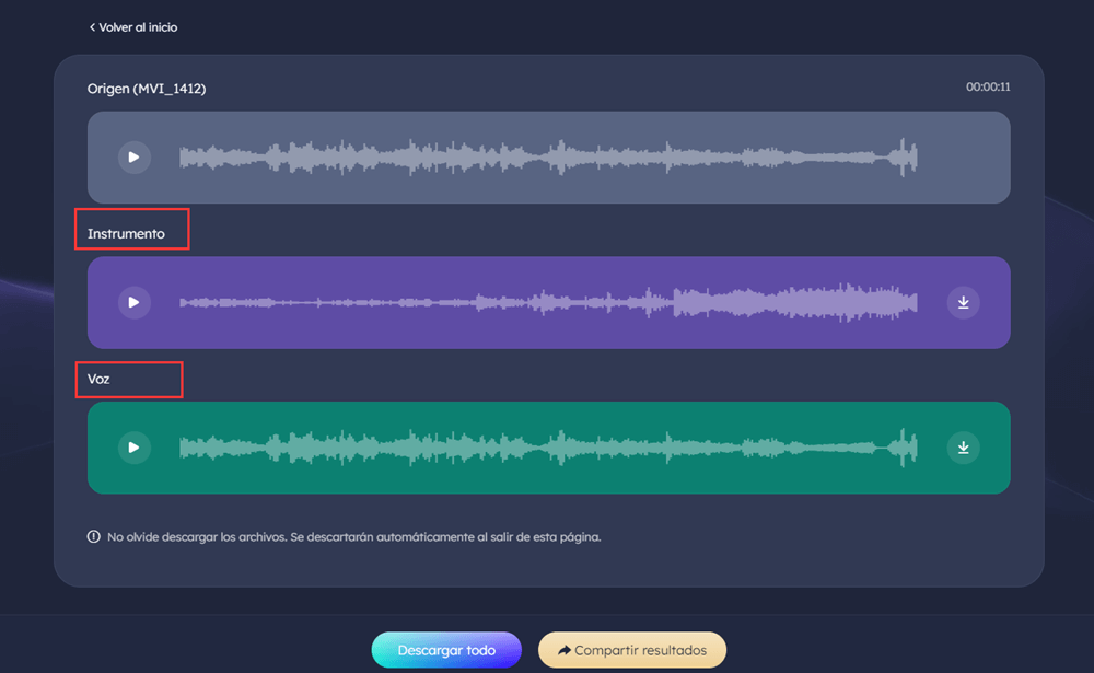 descargar pista vocal instrumental