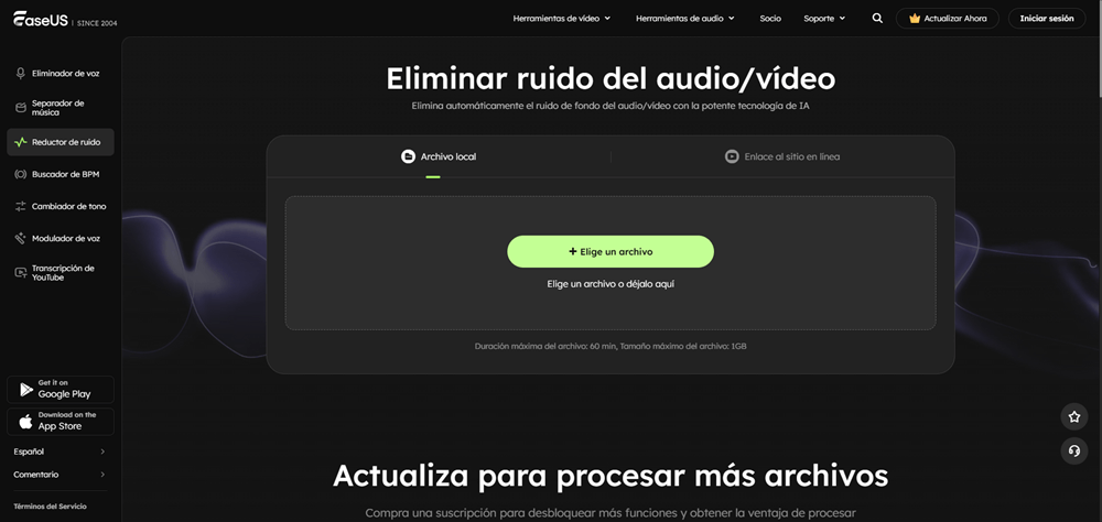 Encuentra el Reductor de Ruido