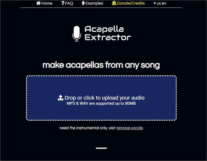 Acapella Extractor
