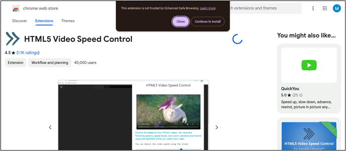 add extension chrome