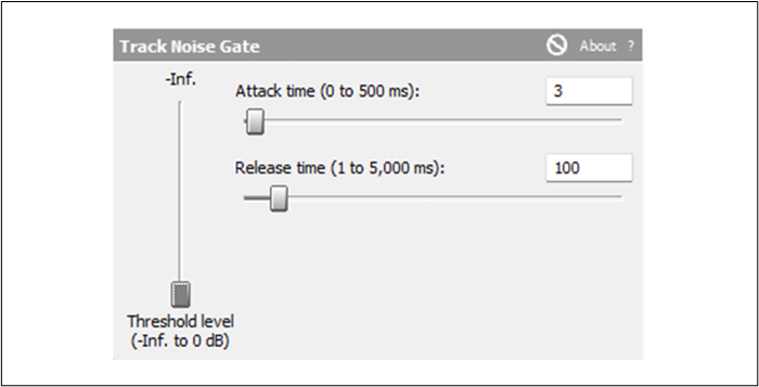 ajusta los deslizadores de ataque y liberación