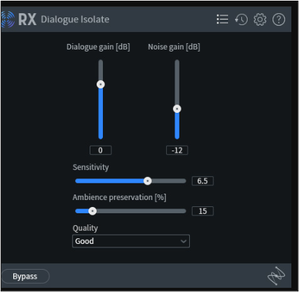 Adjust equalization izotope rx10