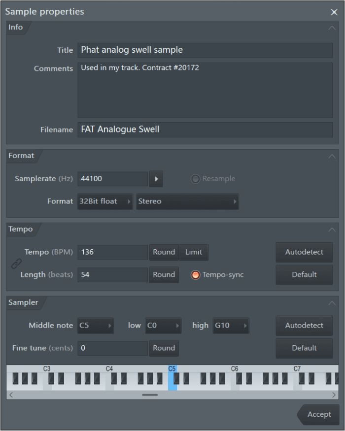 Adjust parameters Edison