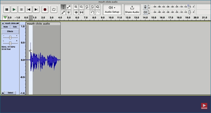 調整設定 Audacity