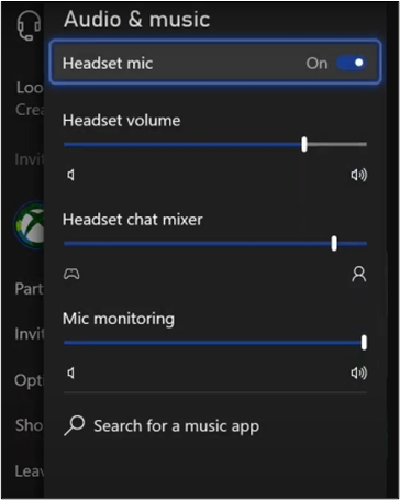 audio control box xbox