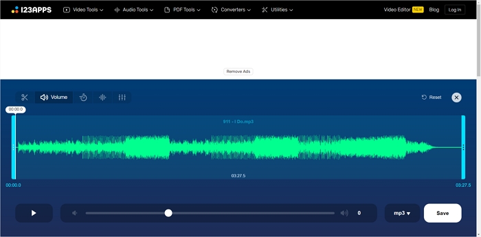 amplificateur de volume mp3 123apps
