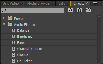audio effects in premiere pro