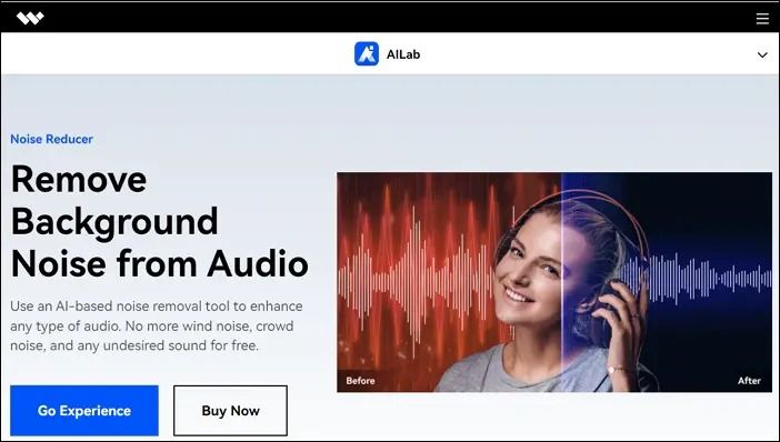 réducteur de bruit Wondershare