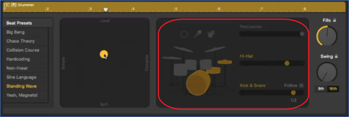 beat presets kick snare