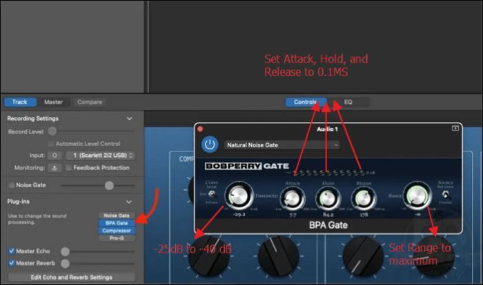 Bob Perry Noise Gate Settings