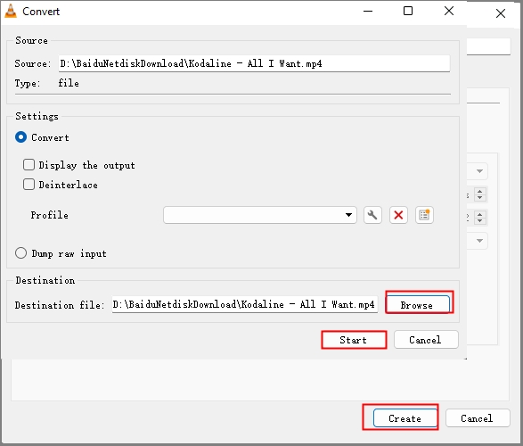 Browse file location