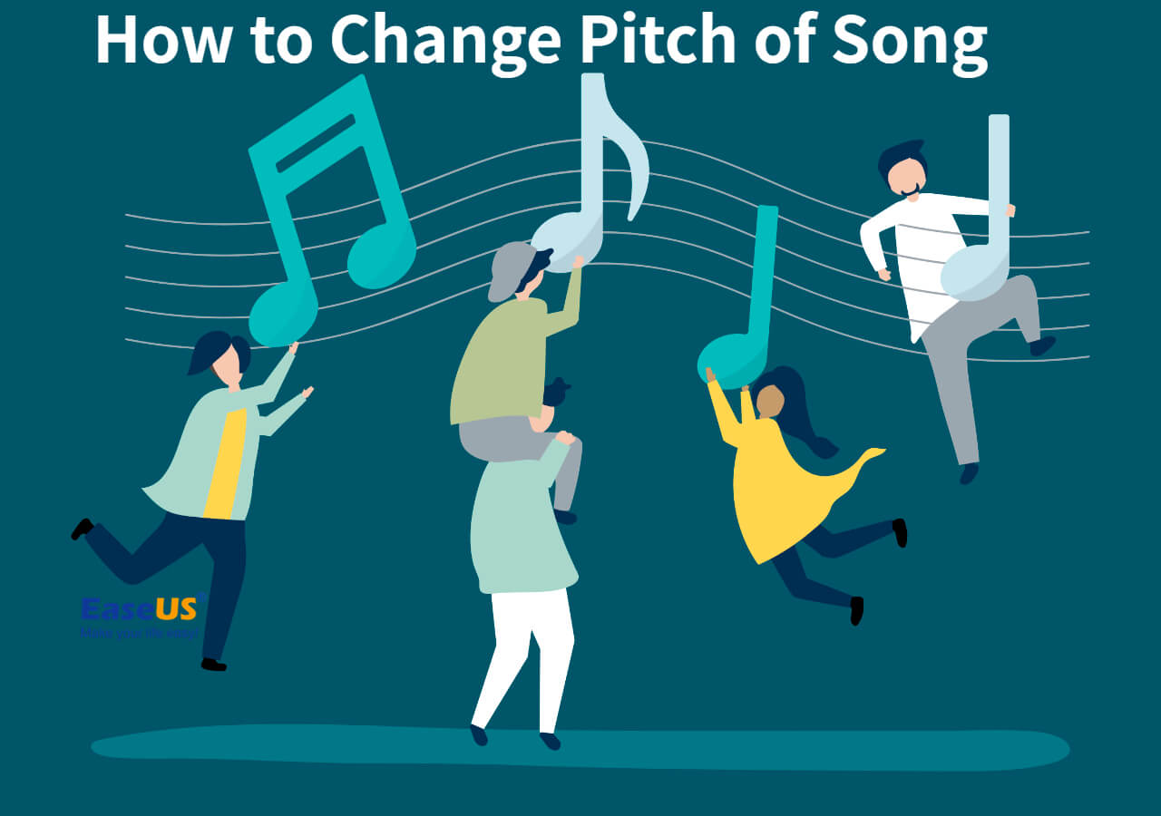 change pitch of song