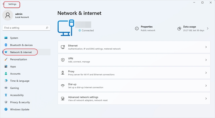 Check Internet Connection