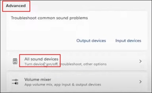 choose all sound dervices