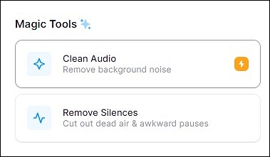 choose clean audio