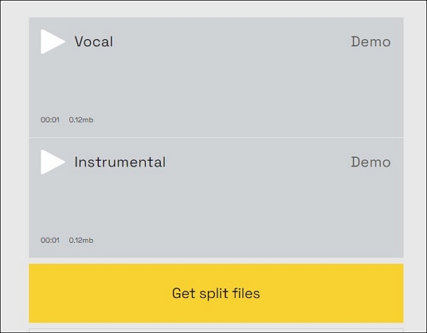 choose get split files