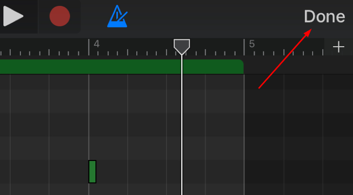 done option garageband