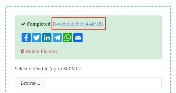 click on the downlaod file