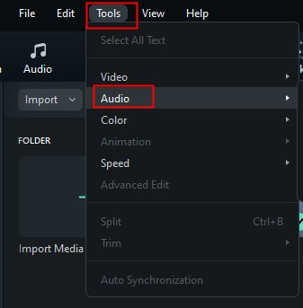 點擊工具和音訊