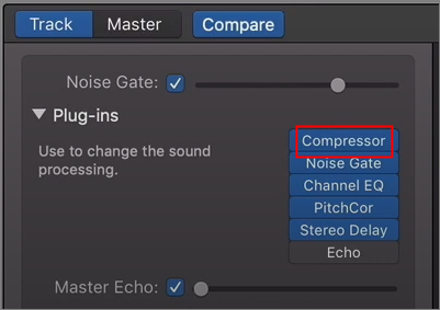 compressor garageband