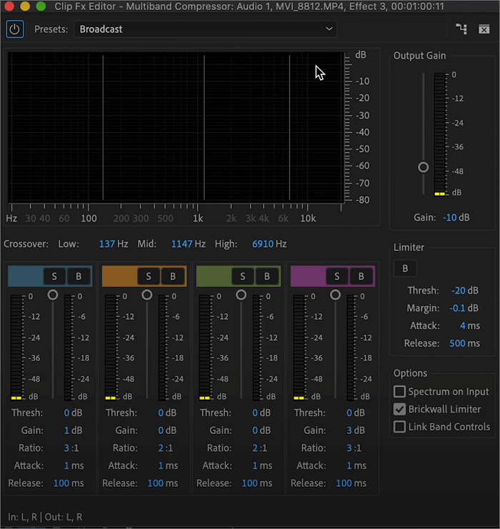 Multiband-Kompressor peremiere pro