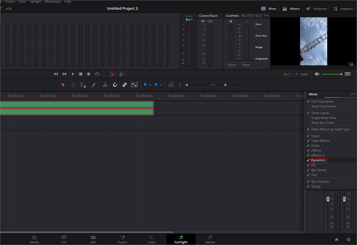 davinci resolve dynamic