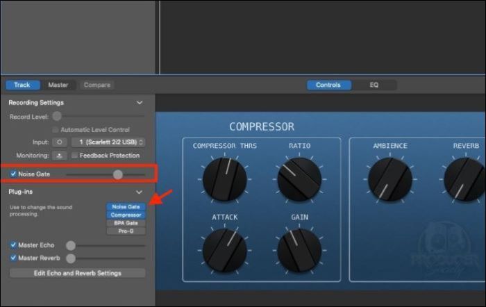 Default Noise Gate UI