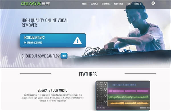 demixer vocal remover