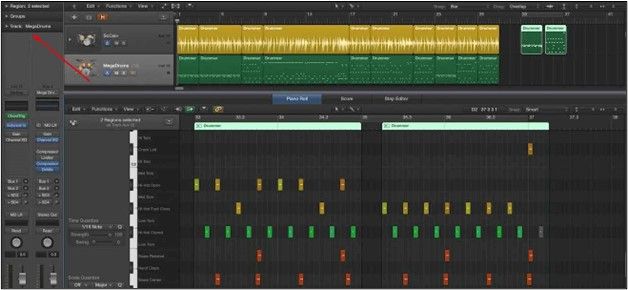 drum tracks logic pro x