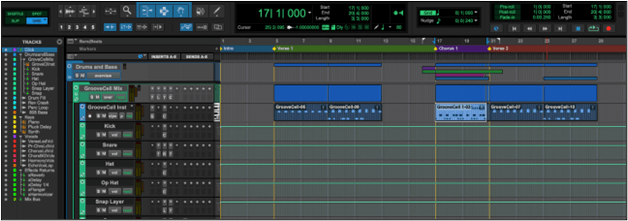 editing panel in pro tools