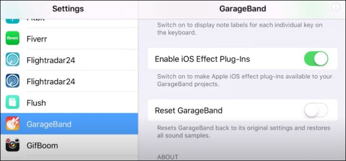 Enable IOS Effect Plug-Ins