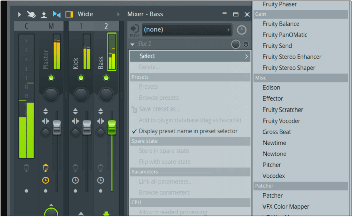 Enable Edison plugin in FL Studio