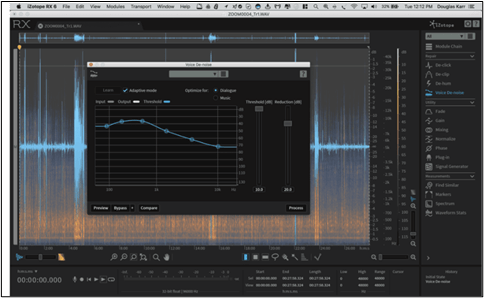 Enhance audio quality iZotope RX10