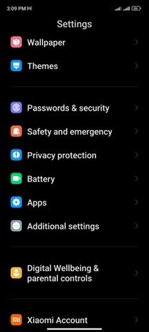Apps or Applications section