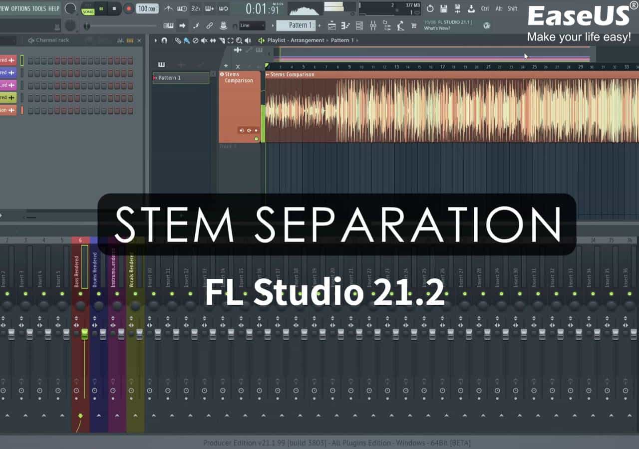 séparation de tige de studio fl