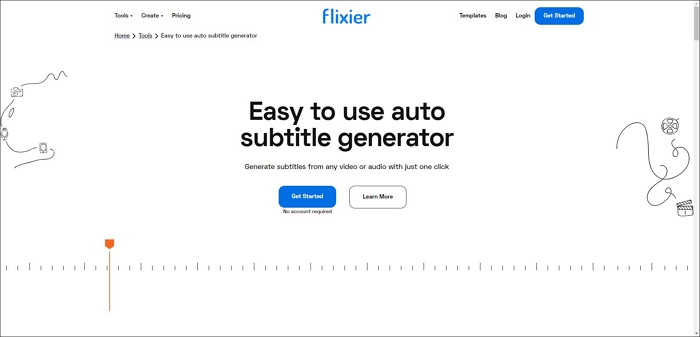 flixier auto untertitel-generator
