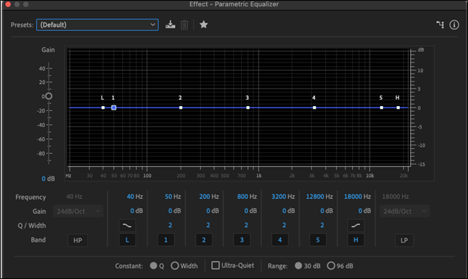 four eq parameters