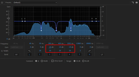 Adjust the Frequency; echo usually occurs