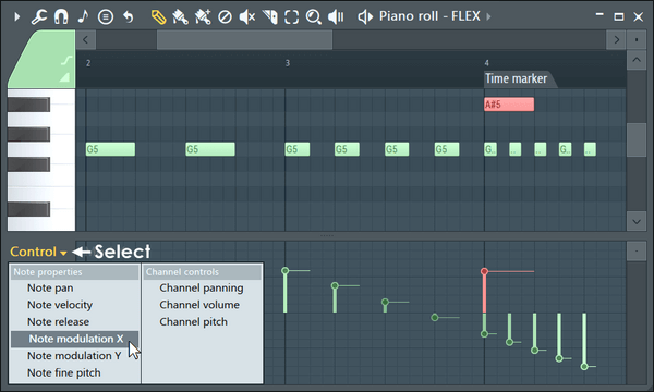 click edit to transpose