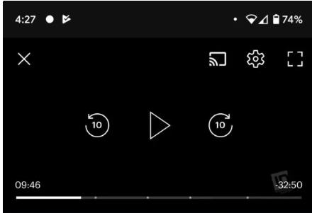 Hulu app and play a video