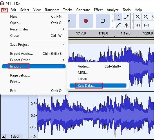 import-raw-data-audacity