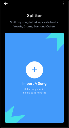 importar pantalla bandlab