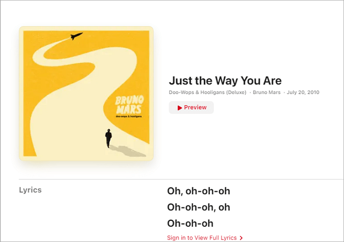 Just the Way You Are