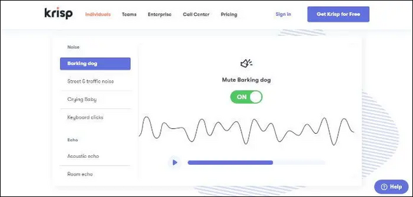 krisp ai音訊增強器