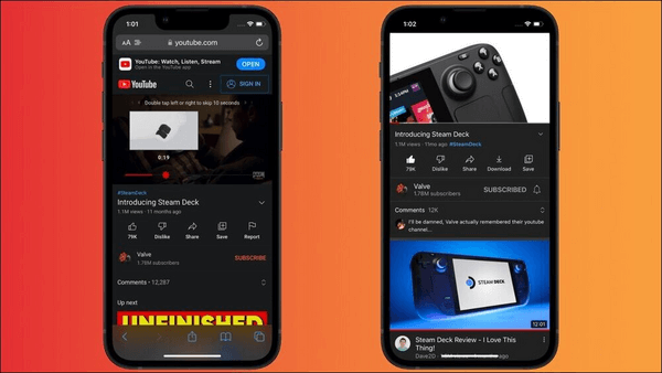 launch youtube app on iphone