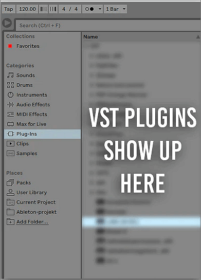 Lista de plugins VST Ableton Live