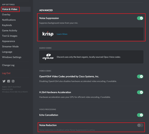 Rauschunterdrückung