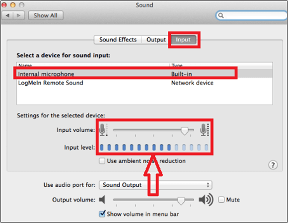 Micrófono como entrada de sonido