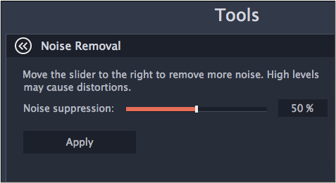 Schaltfläche 'Anwenden' movavi