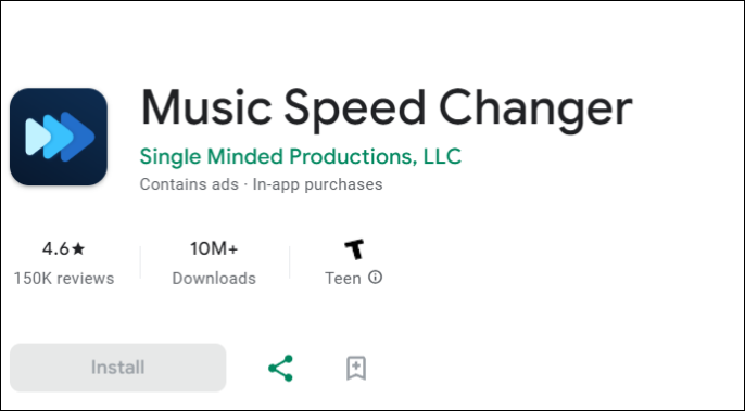 Music Speed Changer